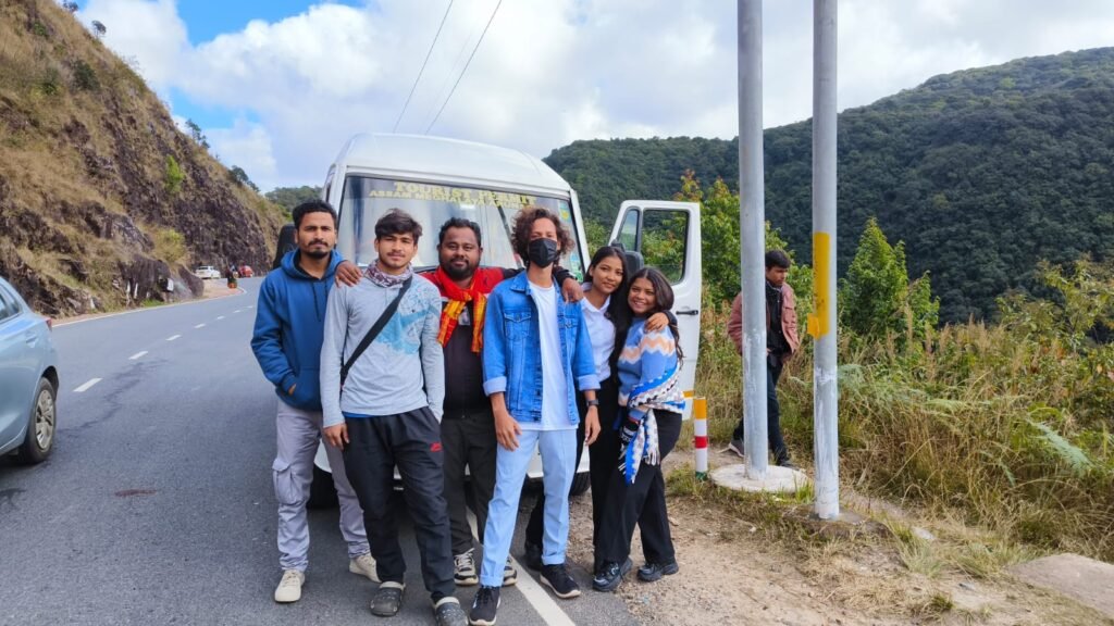 Travellers enjoying a Northeast journey
