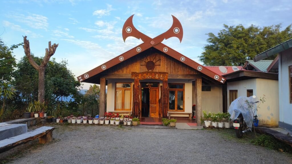 Temple entrance visited on a journey