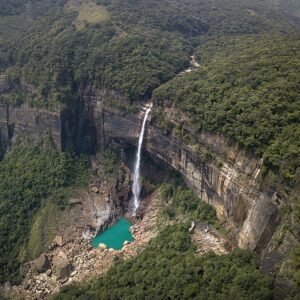 Nohkalikai Falls, Cherrapunji, Meghalaya